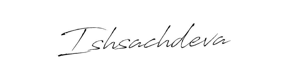 The best way (Antro_Vectra) to make a short signature is to pick only two or three words in your name. The name Ishsachdeva include a total of six letters. For converting this name. Ishsachdeva signature style 6 images and pictures png