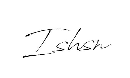 Once you've used our free online signature maker to create your best signature Antro_Vectra style, it's time to enjoy all of the benefits that Ishsn name signing documents. Ishsn signature style 6 images and pictures png