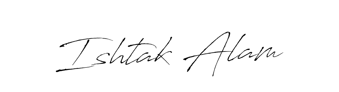 Once you've used our free online signature maker to create your best signature Antro_Vectra style, it's time to enjoy all of the benefits that Ishtak Alam name signing documents. Ishtak Alam signature style 6 images and pictures png