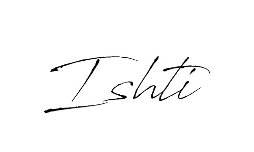 Similarly Antro_Vectra is the best handwritten signature design. Signature creator online .You can use it as an online autograph creator for name Ishti. Ishti signature style 6 images and pictures png