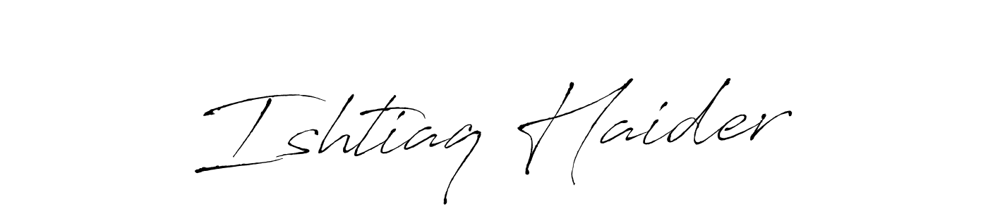 Use a signature maker to create a handwritten signature online. With this signature software, you can design (Antro_Vectra) your own signature for name Ishtiaq Haider. Ishtiaq Haider signature style 6 images and pictures png