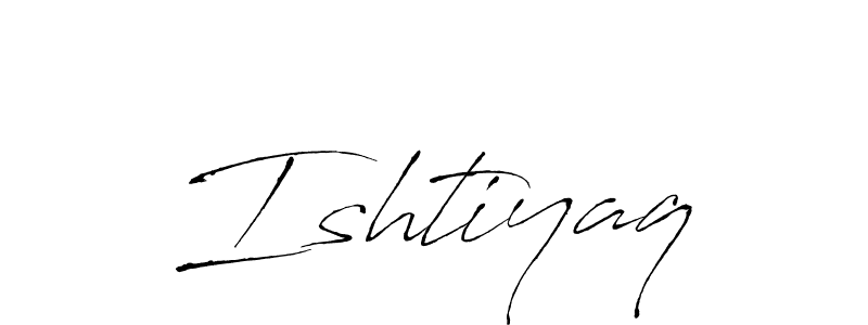 Antro_Vectra is a professional signature style that is perfect for those who want to add a touch of class to their signature. It is also a great choice for those who want to make their signature more unique. Get Ishtiyaq name to fancy signature for free. Ishtiyaq signature style 6 images and pictures png