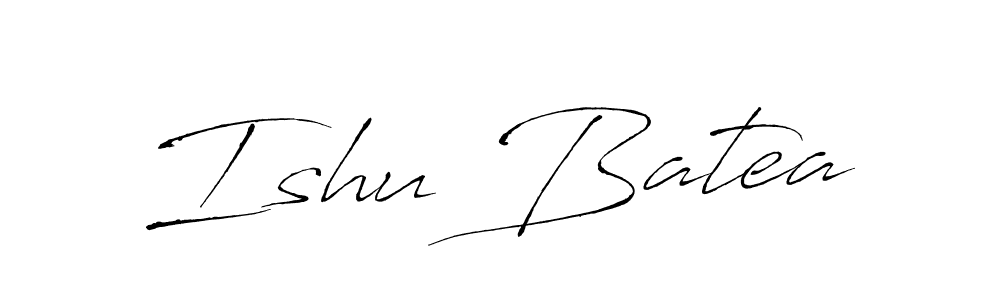 Once you've used our free online signature maker to create your best signature Antro_Vectra style, it's time to enjoy all of the benefits that Ishu Batea name signing documents. Ishu Batea signature style 6 images and pictures png