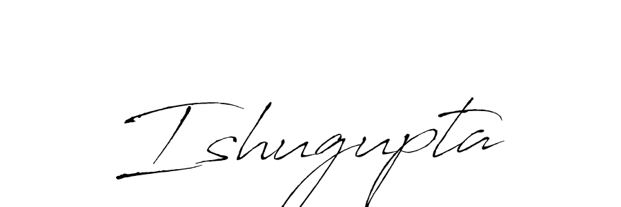 You should practise on your own different ways (Antro_Vectra) to write your name (Ishugupta) in signature. don't let someone else do it for you. Ishugupta signature style 6 images and pictures png