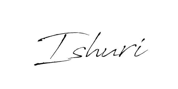 How to make Ishuri name signature. Use Antro_Vectra style for creating short signs online. This is the latest handwritten sign. Ishuri signature style 6 images and pictures png