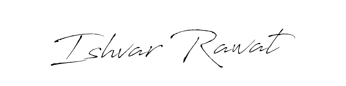 The best way (Antro_Vectra) to make a short signature is to pick only two or three words in your name. The name Ishvar Rawat include a total of six letters. For converting this name. Ishvar Rawat signature style 6 images and pictures png