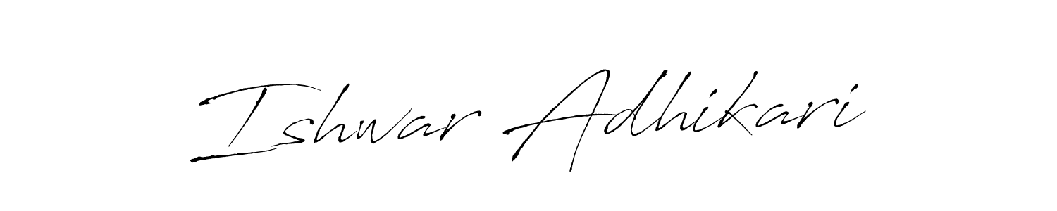 Similarly Antro_Vectra is the best handwritten signature design. Signature creator online .You can use it as an online autograph creator for name Ishwar Adhikari. Ishwar Adhikari signature style 6 images and pictures png