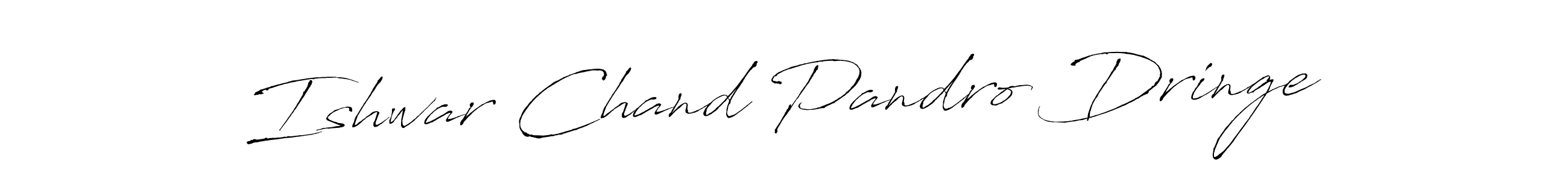Create a beautiful signature design for name Ishwar Chand Pandro Dringe. With this signature (Antro_Vectra) fonts, you can make a handwritten signature for free. Ishwar Chand Pandro Dringe signature style 6 images and pictures png