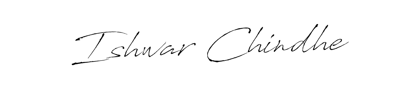 How to make Ishwar Chindhe name signature. Use Antro_Vectra style for creating short signs online. This is the latest handwritten sign. Ishwar Chindhe signature style 6 images and pictures png