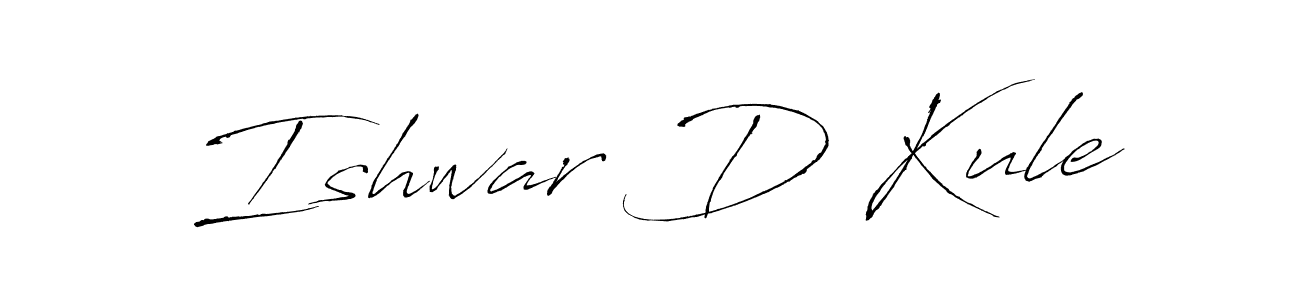 Make a beautiful signature design for name Ishwar D Kule. With this signature (Antro_Vectra) style, you can create a handwritten signature for free. Ishwar D Kule signature style 6 images and pictures png
