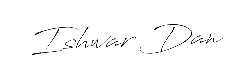 Use a signature maker to create a handwritten signature online. With this signature software, you can design (Antro_Vectra) your own signature for name Ishwar Dan. Ishwar Dan signature style 6 images and pictures png