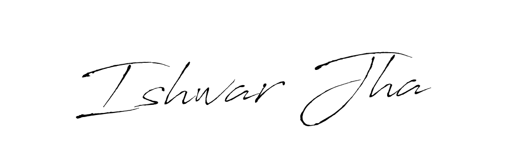 How to make Ishwar Jha signature? Antro_Vectra is a professional autograph style. Create handwritten signature for Ishwar Jha name. Ishwar Jha signature style 6 images and pictures png