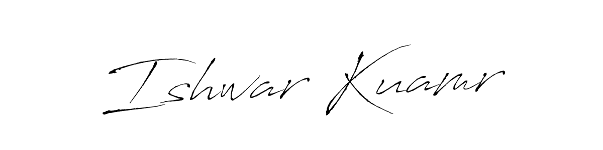 if you are searching for the best signature style for your name Ishwar Kuamr. so please give up your signature search. here we have designed multiple signature styles  using Antro_Vectra. Ishwar Kuamr signature style 6 images and pictures png