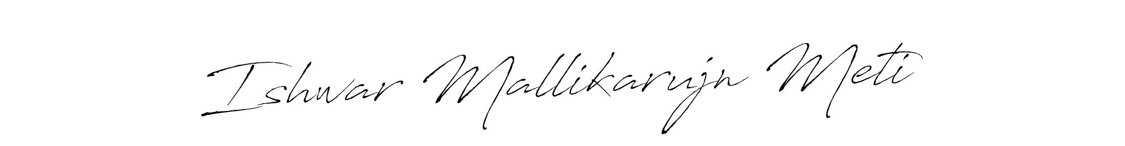 You should practise on your own different ways (Antro_Vectra) to write your name (Ishwar Mallikarujn Meti) in signature. don't let someone else do it for you. Ishwar Mallikarujn Meti signature style 6 images and pictures png