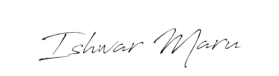 Also You can easily find your signature by using the search form. We will create Ishwar Maru name handwritten signature images for you free of cost using Antro_Vectra sign style. Ishwar Maru signature style 6 images and pictures png