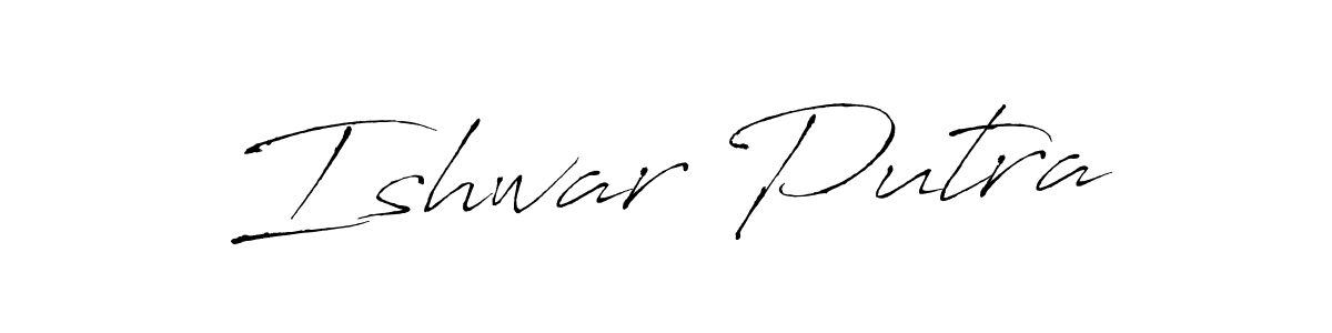 Create a beautiful signature design for name Ishwar Putra. With this signature (Antro_Vectra) fonts, you can make a handwritten signature for free. Ishwar Putra signature style 6 images and pictures png