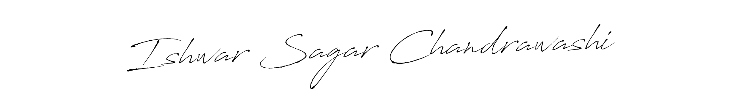 Antro_Vectra is a professional signature style that is perfect for those who want to add a touch of class to their signature. It is also a great choice for those who want to make their signature more unique. Get Ishwar Sagar Chandrawashi name to fancy signature for free. Ishwar Sagar Chandrawashi signature style 6 images and pictures png