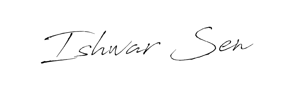 Ishwar Sen stylish signature style. Best Handwritten Sign (Antro_Vectra) for my name. Handwritten Signature Collection Ideas for my name Ishwar Sen. Ishwar Sen signature style 6 images and pictures png