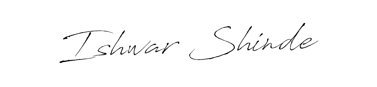 How to make Ishwar Shinde signature? Antro_Vectra is a professional autograph style. Create handwritten signature for Ishwar Shinde name. Ishwar Shinde signature style 6 images and pictures png