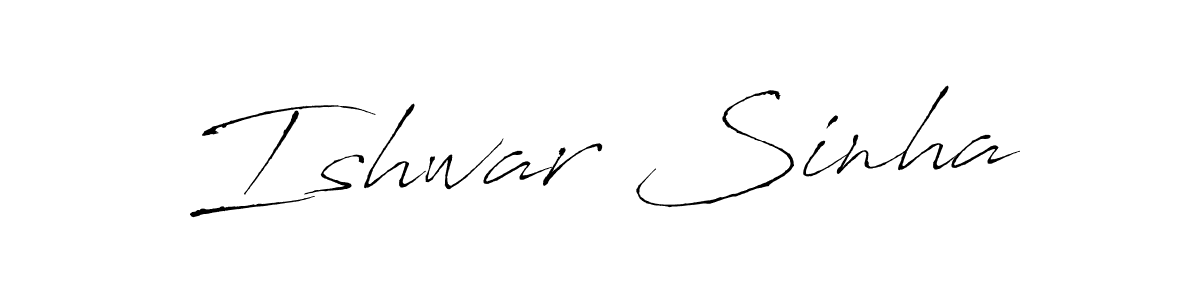 Use a signature maker to create a handwritten signature online. With this signature software, you can design (Antro_Vectra) your own signature for name Ishwar Sinha. Ishwar Sinha signature style 6 images and pictures png