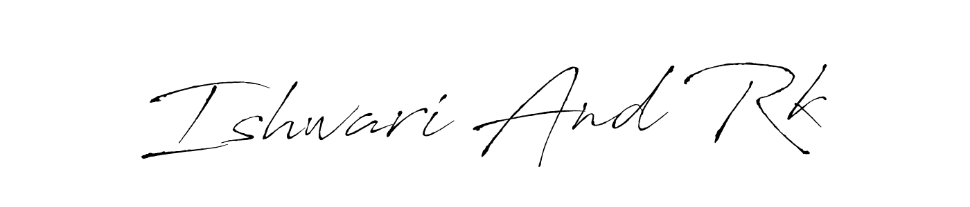 if you are searching for the best signature style for your name Ishwari And Rk. so please give up your signature search. here we have designed multiple signature styles  using Antro_Vectra. Ishwari And Rk signature style 6 images and pictures png