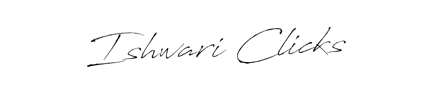 Similarly Antro_Vectra is the best handwritten signature design. Signature creator online .You can use it as an online autograph creator for name Ishwari Clicks. Ishwari Clicks signature style 6 images and pictures png