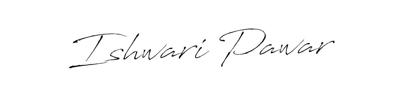 Make a beautiful signature design for name Ishwari Pawar. With this signature (Antro_Vectra) style, you can create a handwritten signature for free. Ishwari Pawar signature style 6 images and pictures png