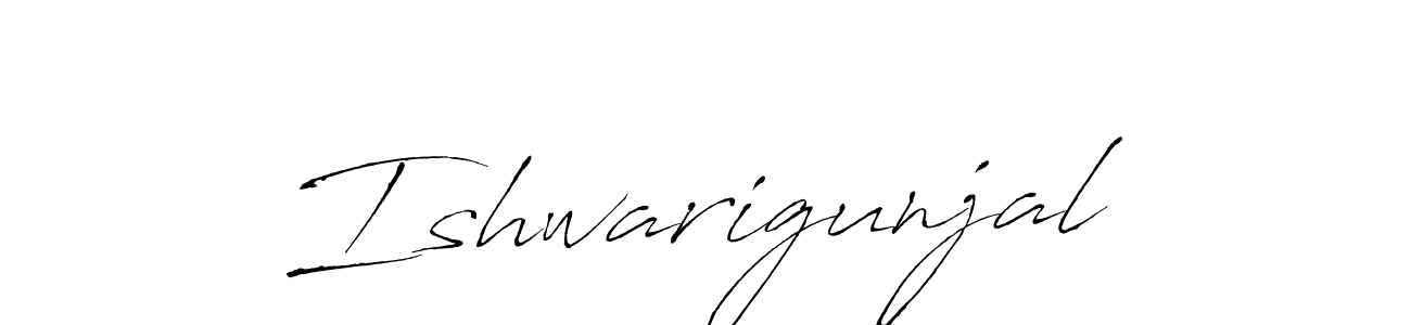 Also You can easily find your signature by using the search form. We will create Ishwarigunjal name handwritten signature images for you free of cost using Antro_Vectra sign style. Ishwarigunjal signature style 6 images and pictures png