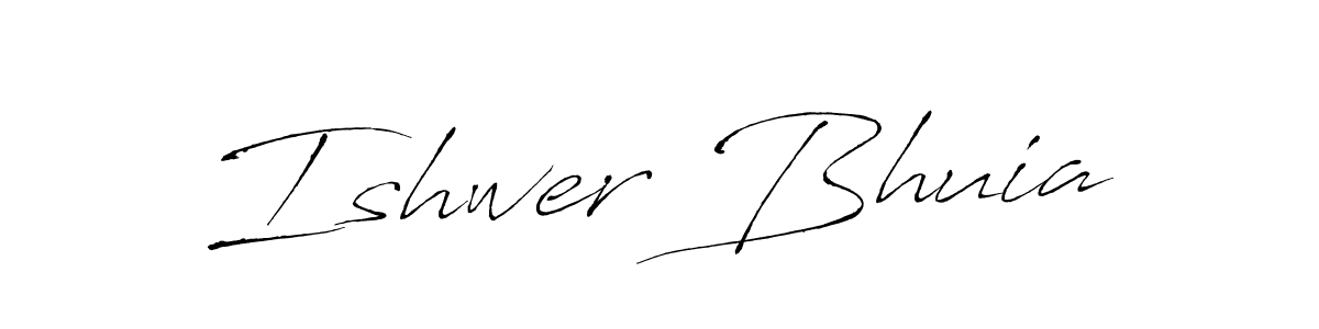 Also we have Ishwer Bhuia name is the best signature style. Create professional handwritten signature collection using Antro_Vectra autograph style. Ishwer Bhuia signature style 6 images and pictures png