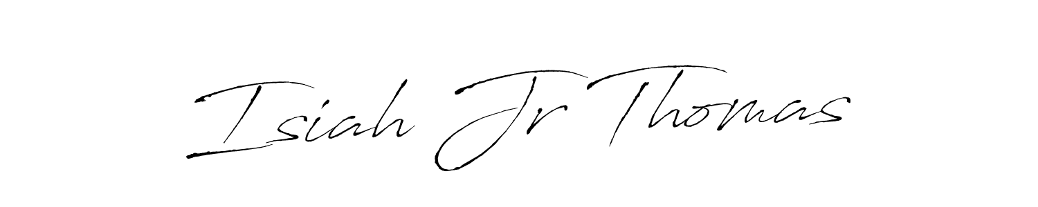 You should practise on your own different ways (Antro_Vectra) to write your name (Isiah Jr Thomas) in signature. don't let someone else do it for you. Isiah Jr Thomas signature style 6 images and pictures png