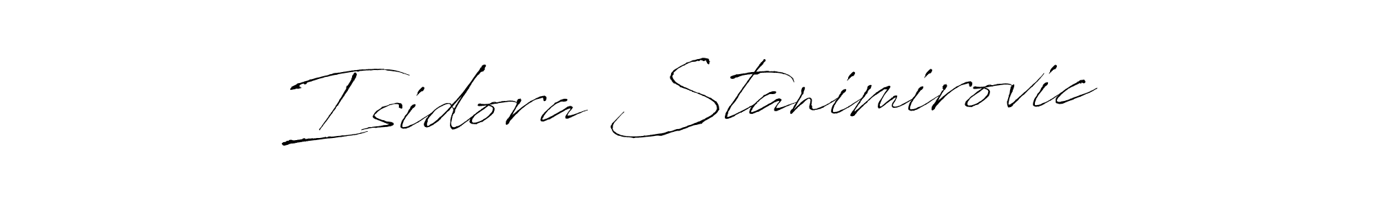 It looks lik you need a new signature style for name Isidora Stanimirovic. Design unique handwritten (Antro_Vectra) signature with our free signature maker in just a few clicks. Isidora Stanimirovic signature style 6 images and pictures png