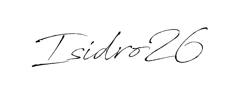 Also we have Isidro26 name is the best signature style. Create professional handwritten signature collection using Antro_Vectra autograph style. Isidro26 signature style 6 images and pictures png