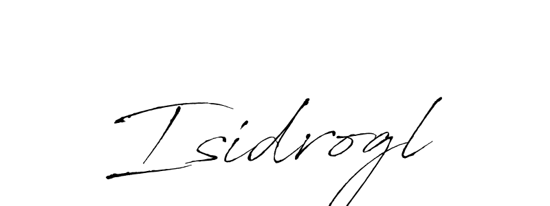 How to make Isidrogl signature? Antro_Vectra is a professional autograph style. Create handwritten signature for Isidrogl name. Isidrogl signature style 6 images and pictures png