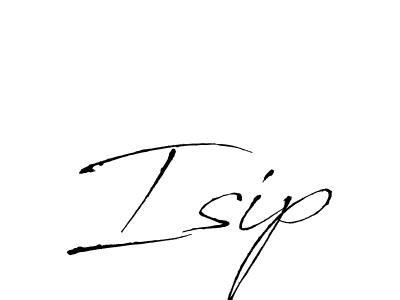 Create a beautiful signature design for name Isip. With this signature (Antro_Vectra) fonts, you can make a handwritten signature for free. Isip signature style 6 images and pictures png