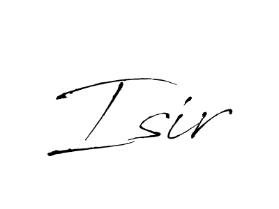 Antro_Vectra is a professional signature style that is perfect for those who want to add a touch of class to their signature. It is also a great choice for those who want to make their signature more unique. Get Isir name to fancy signature for free. Isir signature style 6 images and pictures png