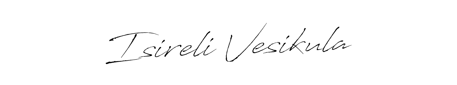 The best way (Antro_Vectra) to make a short signature is to pick only two or three words in your name. The name Isireli Vesikula include a total of six letters. For converting this name. Isireli Vesikula signature style 6 images and pictures png
