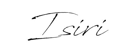 How to make Isiri name signature. Use Antro_Vectra style for creating short signs online. This is the latest handwritten sign. Isiri signature style 6 images and pictures png