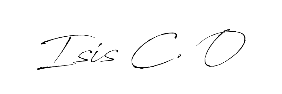 Once you've used our free online signature maker to create your best signature Antro_Vectra style, it's time to enjoy all of the benefits that Isis C. O name signing documents. Isis C. O signature style 6 images and pictures png