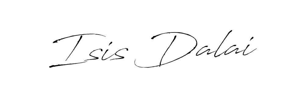 It looks lik you need a new signature style for name Isis Dalai. Design unique handwritten (Antro_Vectra) signature with our free signature maker in just a few clicks. Isis Dalai signature style 6 images and pictures png