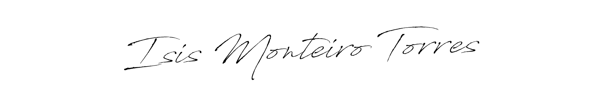 You should practise on your own different ways (Antro_Vectra) to write your name (Isis Monteiro Torres) in signature. don't let someone else do it for you. Isis Monteiro Torres signature style 6 images and pictures png