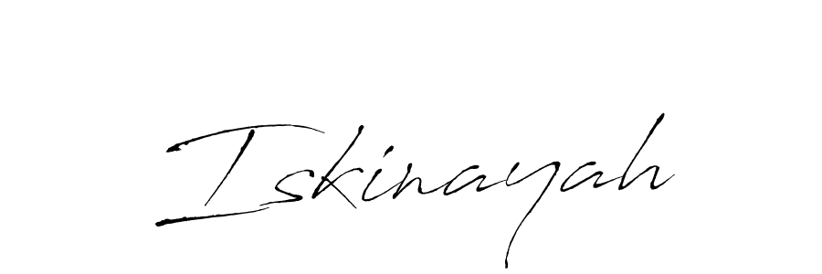 Use a signature maker to create a handwritten signature online. With this signature software, you can design (Antro_Vectra) your own signature for name Iskinayah. Iskinayah signature style 6 images and pictures png