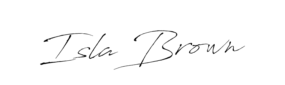 The best way (Antro_Vectra) to make a short signature is to pick only two or three words in your name. The name Isla Brown include a total of six letters. For converting this name. Isla Brown signature style 6 images and pictures png