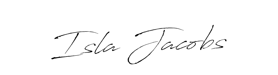 The best way (Antro_Vectra) to make a short signature is to pick only two or three words in your name. The name Isla Jacobs include a total of six letters. For converting this name. Isla Jacobs signature style 6 images and pictures png
