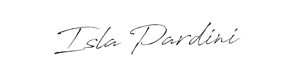 How to make Isla Pardini name signature. Use Antro_Vectra style for creating short signs online. This is the latest handwritten sign. Isla Pardini signature style 6 images and pictures png