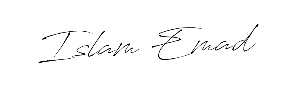Antro_Vectra is a professional signature style that is perfect for those who want to add a touch of class to their signature. It is also a great choice for those who want to make their signature more unique. Get Islam Emad name to fancy signature for free. Islam Emad signature style 6 images and pictures png