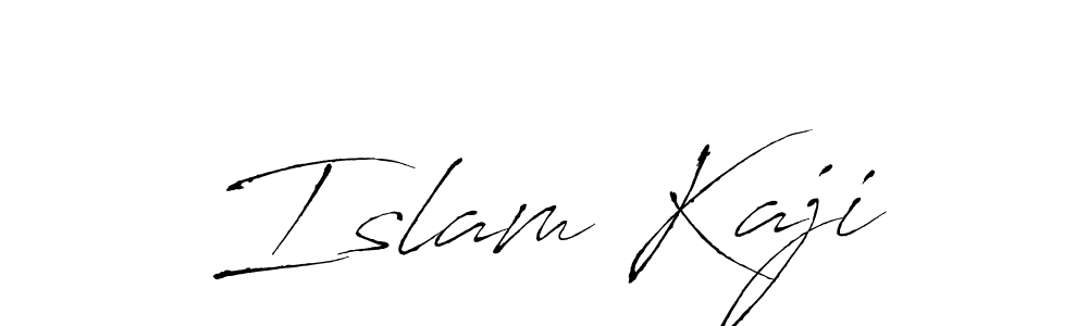 Create a beautiful signature design for name Islam Kaji. With this signature (Antro_Vectra) fonts, you can make a handwritten signature for free. Islam Kaji signature style 6 images and pictures png