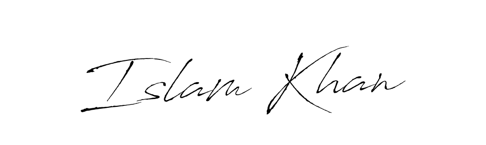 Also we have Islam Khan name is the best signature style. Create professional handwritten signature collection using Antro_Vectra autograph style. Islam Khan signature style 6 images and pictures png