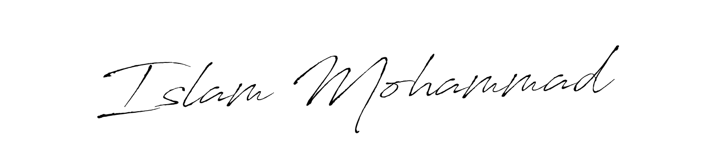 Make a short Islam Mohammad signature style. Manage your documents anywhere anytime using Antro_Vectra. Create and add eSignatures, submit forms, share and send files easily. Islam Mohammad signature style 6 images and pictures png