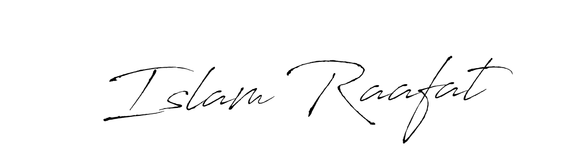 Use a signature maker to create a handwritten signature online. With this signature software, you can design (Antro_Vectra) your own signature for name Islam Raafat. Islam Raafat signature style 6 images and pictures png