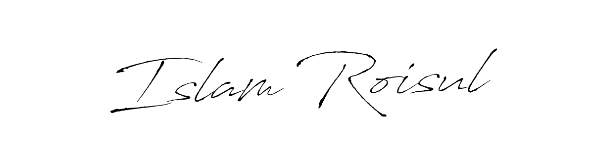 Also we have Islam Roisul name is the best signature style. Create professional handwritten signature collection using Antro_Vectra autograph style. Islam Roisul signature style 6 images and pictures png